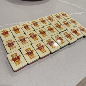 Lucy and Me Lucy Rigg Bear Lot Of 24 Tin Trinket Pill Boxes Vintage 1979 New